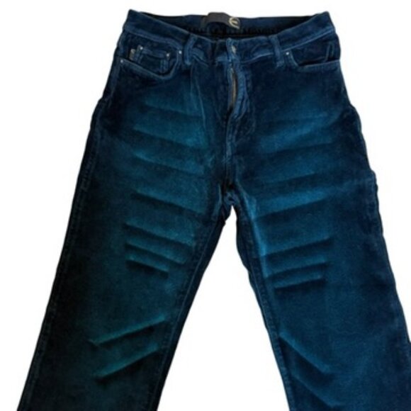 AW2003 Just Cavalli Obscure Velvet Shadow Pants stretchy size 29 - Picture 3 of 12